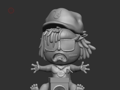 3D Crying kid for printing 3d modeling 3d printing design