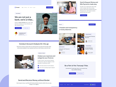 Tranzaqt design ui ux website