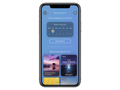 Meditation App Design Concept