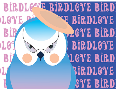 Lovebird design graphic design illustration vector