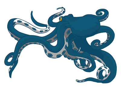 Pieuvre illustration octopus vector vector art vector illustration