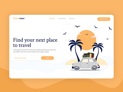 Travelnow Landing Page