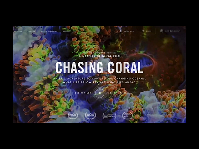 Frontpage Reveal for Chasing Coral