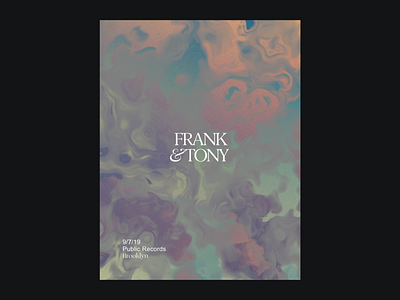 Frank & Tony - Poster Option 3