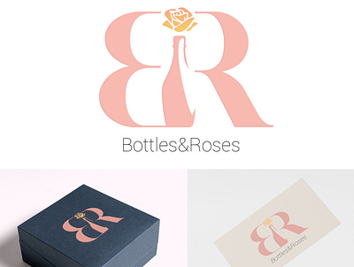 B&R logo branding design icon illustration logo typography