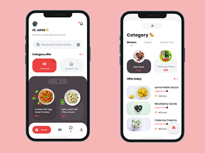 Dfood App branding design figma figmadesign foodappd graphic design icon ui ux