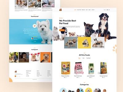 Petshop Website Theme