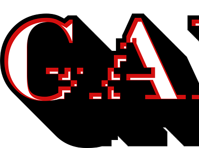 Gamboge Pixelation branding design graphic design illustration logo typography vector