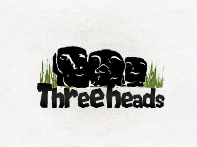 Three heads logo logo