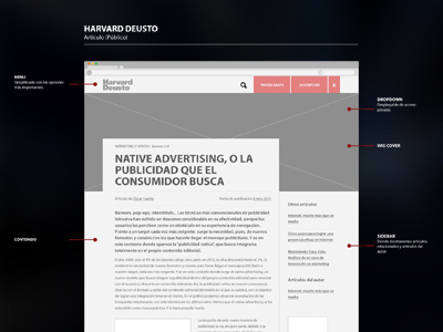 Mockup web magazine