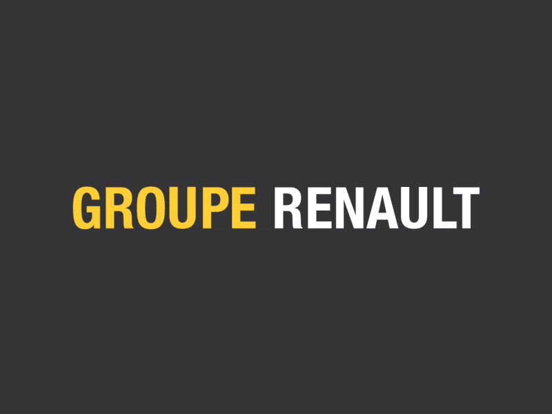 Groupe Renault logo animation