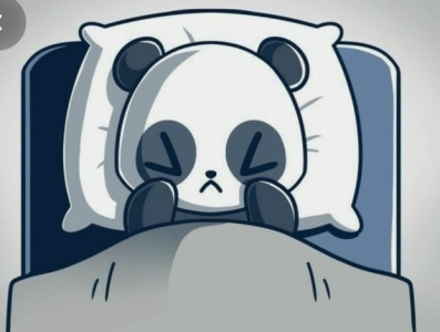 panda who is having an allergy attack