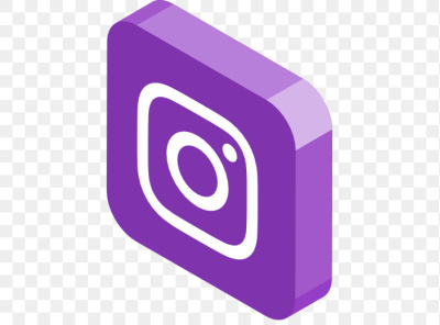 3D Instagram icon