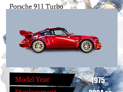 Porsche 911 card design game card instagram mockup design photoshop porsche 911 post