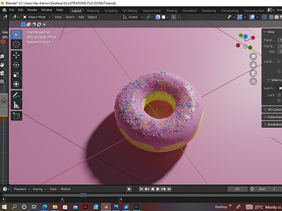 3d donut design