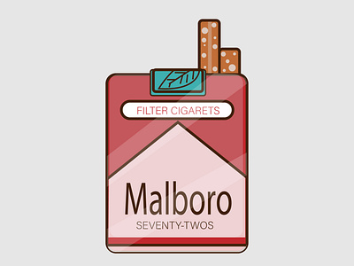 Cigarette illustration art illustration vector