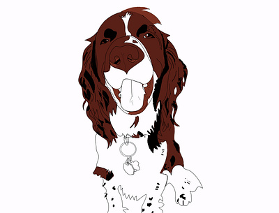 Dog illustration art illustration vector