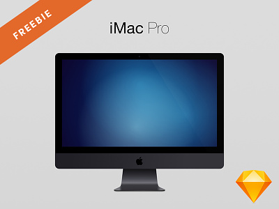 Sketch Freebie | iMac Pro apple free freebie illustration imac pro sketch vector