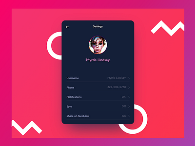 Daily UI challege_007 Setting