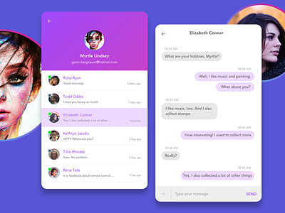 Daily UI challege_013 Direct Messaging
