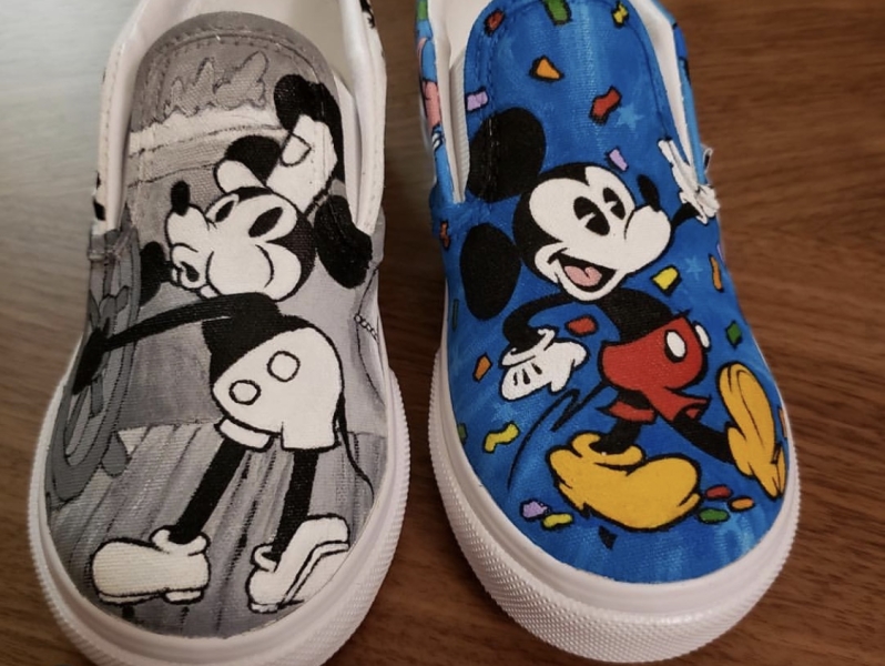 mickey mouse custom shoes