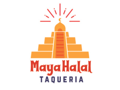 Maya Halal Taqueria (rejected design) art concept design digital food graphic graphicdesign halal illustration logo logo design logodesign restaurant taqueria vector