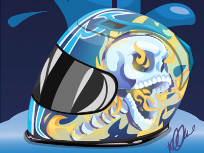 WIP Vector Helmet.. art concept design digital drawing helmet illustration motorcycle painting sketch vector website