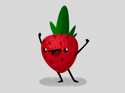 Cute-berry cute icon imessage ios painting photoshop sticker strawberry