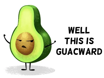 Happy National Avocado Day app avocado day guac guacamole guacward happy imessage national stickers store