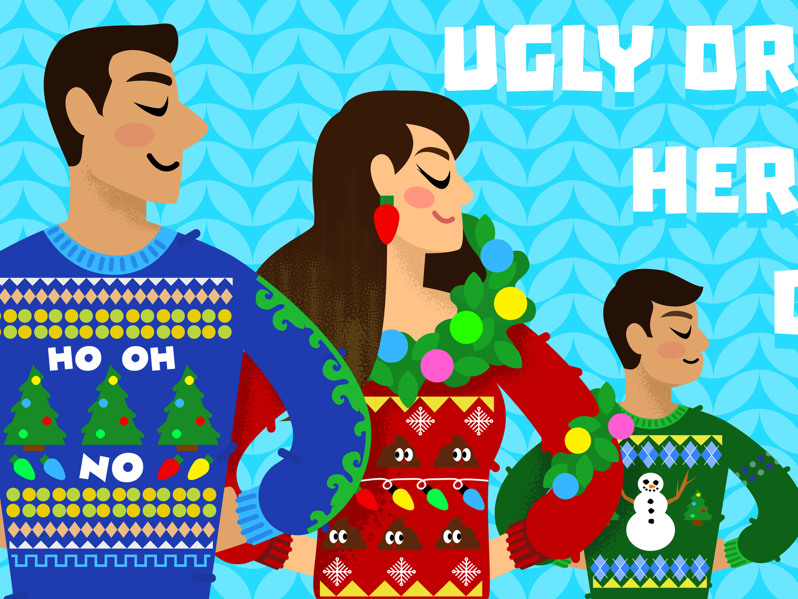 Ugly sweater outlet graphic