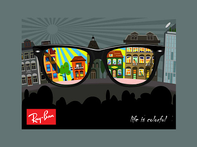 Ray Ban - outdoor advertising by Mira on Dribbble