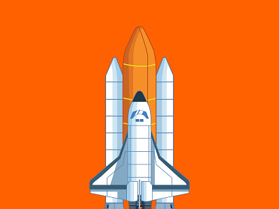 Spaceship Illustration design illustration vector