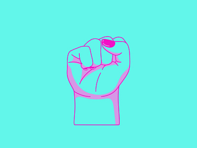 Human Fist Vector