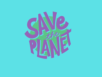 Save Planet design icon illustration