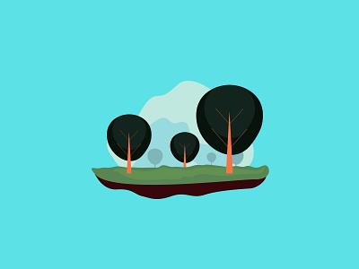 Magical Forest design icon illustration vector