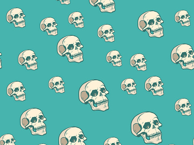 Skull Pattern design illustration vector