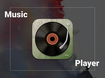 Retro Music Player icon music player ui