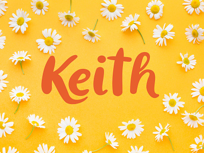 Keith Font craft font friendly handcraft handmade type