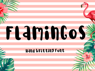 Flamingos Font