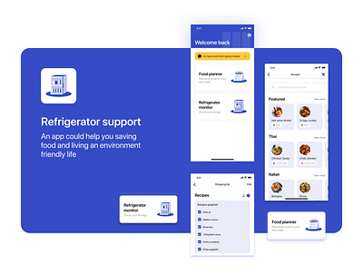 Refrigerator support app