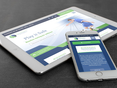 Ortho Web Design orthopedic overlap web design website