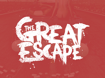 The Great Escape band graphic design logo music the great escape whimsical brains