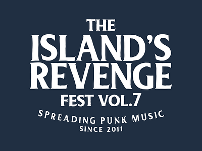 The Island's Revenge Fest adriano clemense branding graphic design islands revenge fest logo logo design