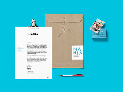 Mania - Branding branding fashion graphic design logo mania nail art print design smac typography whimsical brains