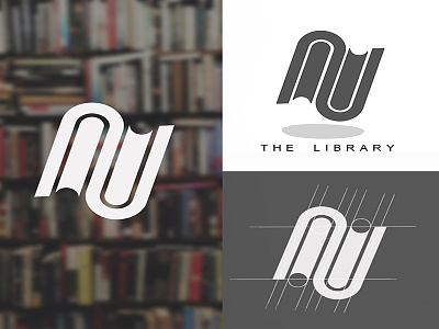 LIBRARy 3d animation best logo branding design designer graphic graphic design illustration logo motion graphics vector