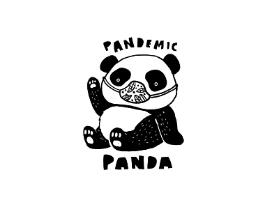 Panda Illustration for t-shirt animal artist cartoon children comic cute doodle drawing freelance illustrator fun hand drawn illustration ilustracion kids logo tshirt