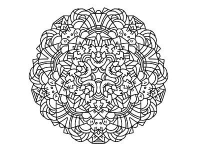 Mandala 12 art illustration ilustracion line mandala mandalas