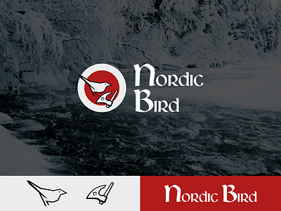 Nordic Bird Logo branding design illustration logo logotype nordic viking