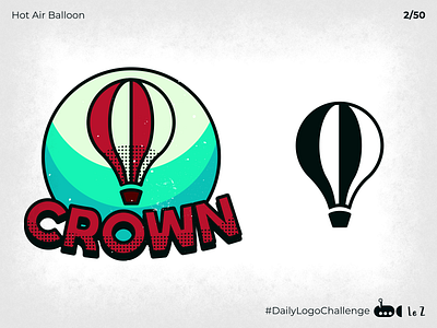 Hot Air Balloon #DailyLogoChallenge 2