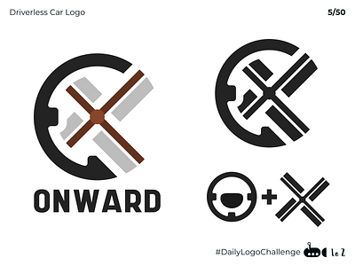 Driveless Car Logo #DailyLogoChallenge 5